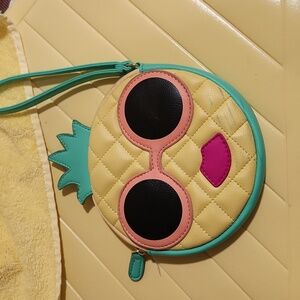Betsy Johnson Pineapple Wristlet